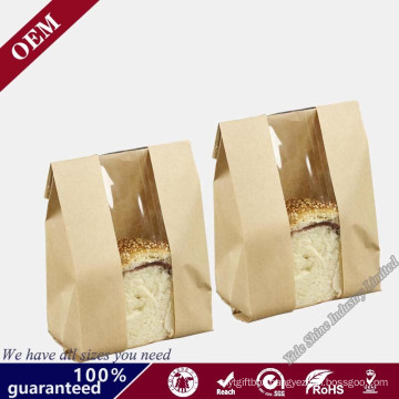 Best Sale High Promotional Cheap Environment Kraft Paper Handle Takeout Packing Bags